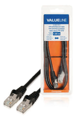 Valueline vlcb85210b10 cat6 f utp netwerkkabel rj45 (8 8) male - rj45 (8 8) male 1.00 m zwart