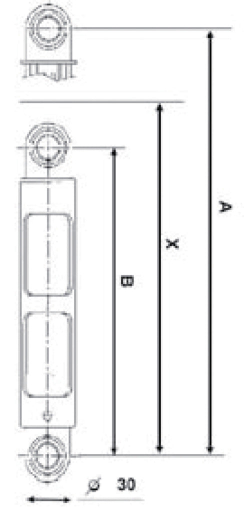 Fixapart w1-05034 shock absorber 120 n 10 mm original part number 44.041.655.0