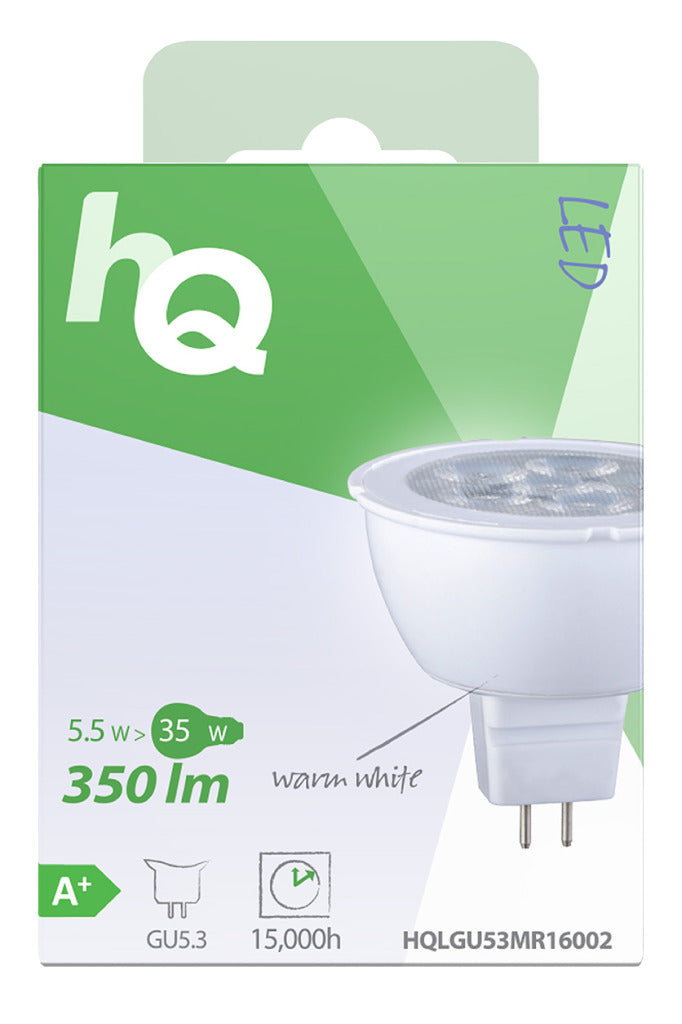 HQ LGU53 MR16002 LED lamp MR16 GU5.3 5.5 W 350 lm 2 700 K