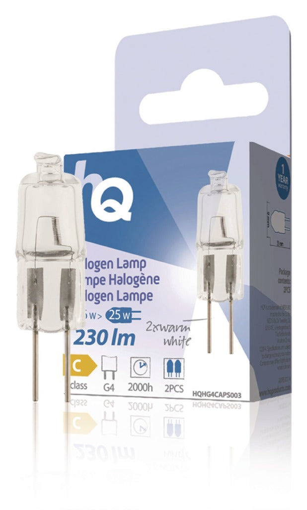 HQ HQ HQHG4 Caps003 Halogen lamp Capsule G4 16 W 230 LM 2 800 K