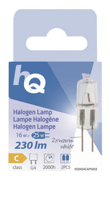 HQ HQ HQHG4 Caps003 Halogen lamp Capsule G4 16 W 230 LM 2 800 K