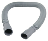 Tubo di scarico estensibile HQ w9-ohr-0620n 24 19 mm dritto - 29 22 mm dritto 0,60 - 2,00 m