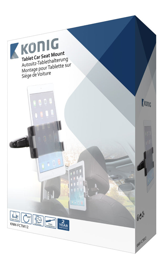 K ouml;nig knm-fctm12 tablet car holder 360 deg; rotatable and tiltable 0.7 kg