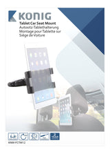 K ouml;nig knm-fctm12 tablet car holder 360 deg; rotatable and tiltable 0.7 kg