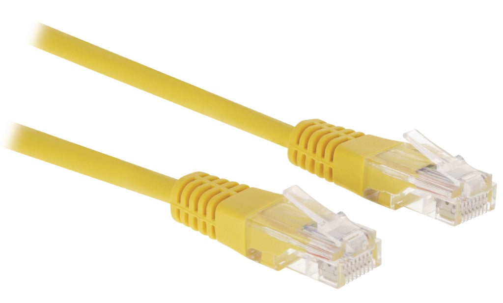 Valueline Valueline VLCT85000Y30 CAT5E UTP Network Cable RJ45 (8 8) Man RJ45 (8 8) Male 3,00 m gul
