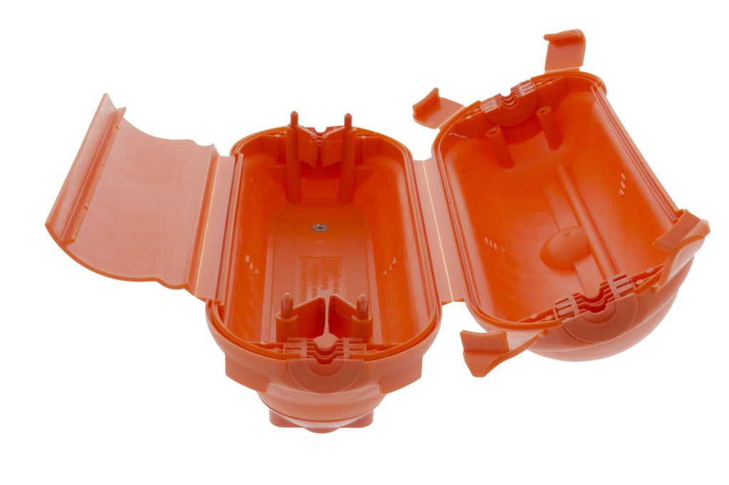 K ouml;nig könig ecbox1 plug box ip44 orange