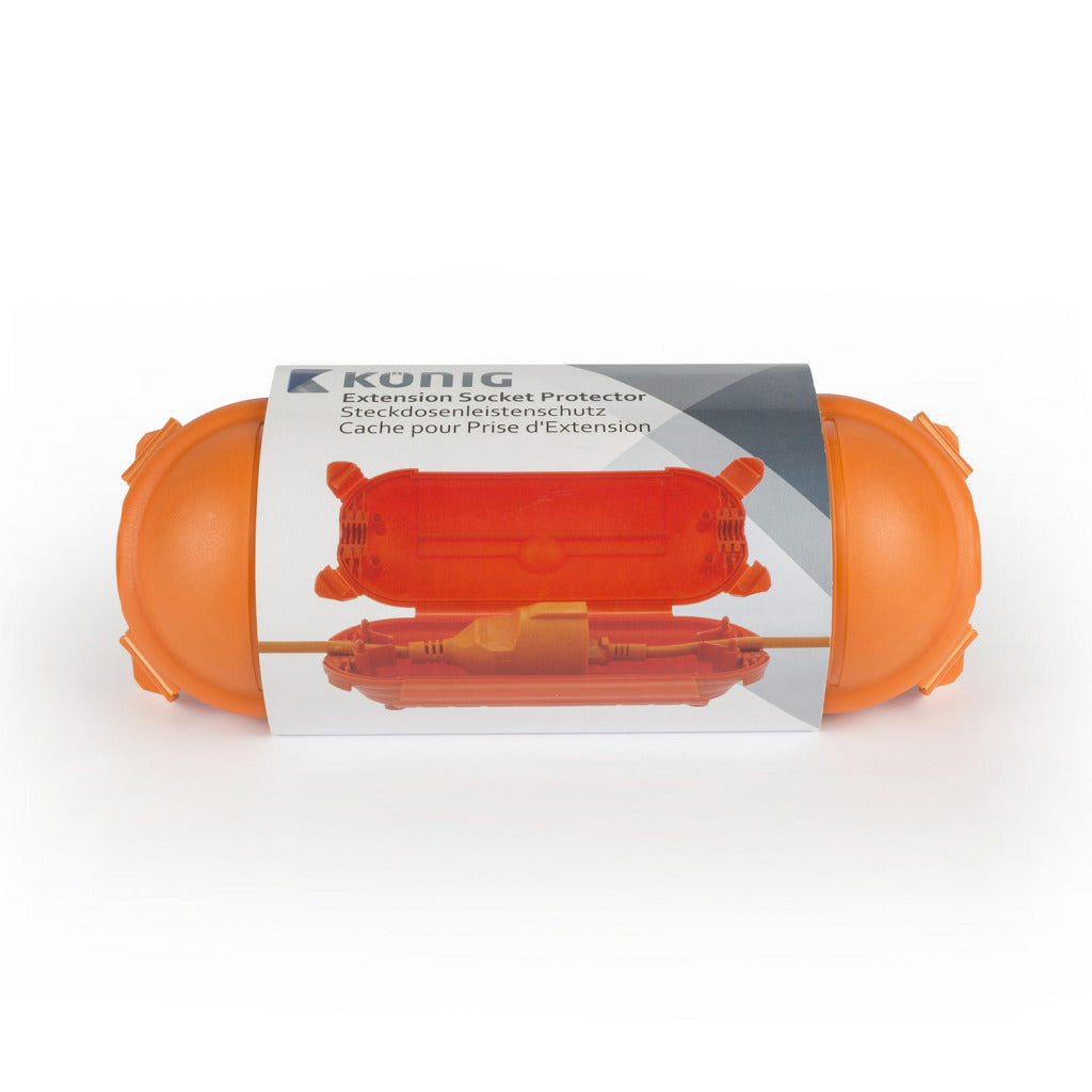 K ouml;nig könig ecbox1 plug box ip44 orange