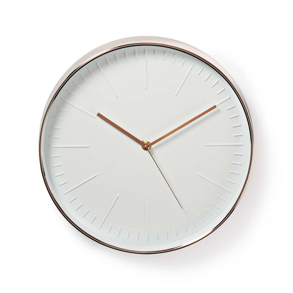 Nedis Clwa013pc30re Diametro della parete rotonda 30 cm Oro rosa bianco