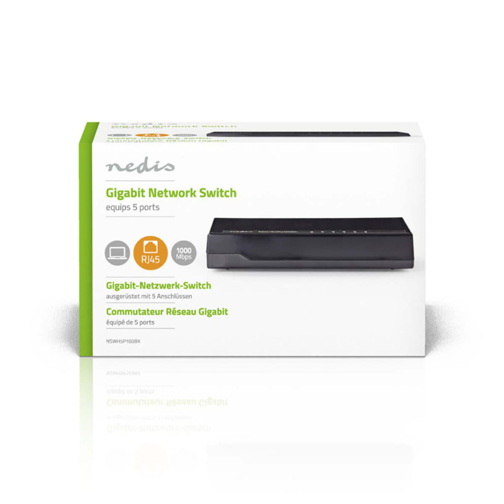 Networkswitch networkswitch netwh5p100bk nedis nswh5p100bk 1 GBPS.