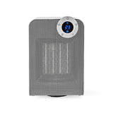 Nedis wififnh20cwt smart fan heating with Wi-Fi Compact thermostat oscillation 1800 W white