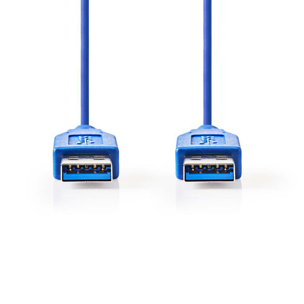 NDIS CCGP61000Bu20 USB 3.0 Kabel e Mann - eng männlech 2.0 m Blo