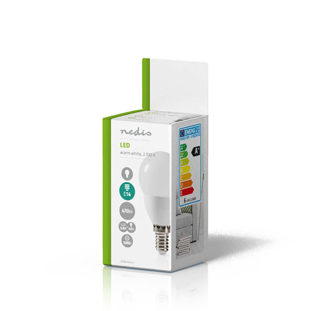 Nedis LEDBE14G452 LED lamp E14 G95 5.8 W 470 LM