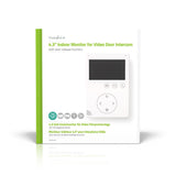 Nedis doorp15cwt door video monitor 4.3 unlock function white