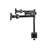 Nedis ergotmm100bk ergonomic monitor bracket three monitor arms turning and tiltable black