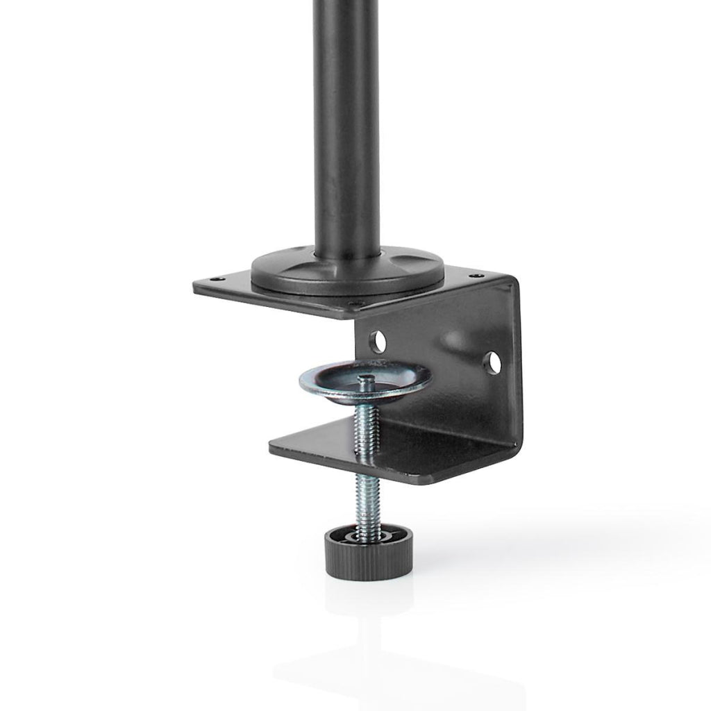 Nedis ergotmm100bk ergonomic monitor bracket three monitor arms turning and tiltable black