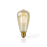 Nedis wifilf10gdst64 wi-fi smart led lamp with filament e27 st64 5 w 500 lm