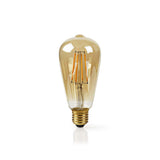 Nedis wifilf10gdst64 wi-fi smart led lamp with filament e27 st64 5 w 500 lm
