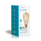 Nedis Wifilf10GDST64 Wi-Fi smart LED-lampe med filament E27 ST64 5 W 500 LM