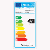 Nedis Wifilf10GDST64 Wi-Fi smart LED-lampe med filament E27 ST64 5 W 500 LM