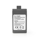 Nedis V2ahdy21v602 støvsugerbatteri Li-ion 21.6 V 2 AH 43.2 WH erstatning for Dyson DC16-serie