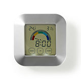 Nedis katr105si hygrometer temperature meter time touch-screen