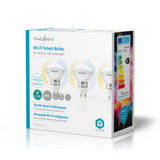 NEDIS WIFILW30CRGU10 WI-FI SMART LED-lampa varm till Cool White GU10 3-Pack