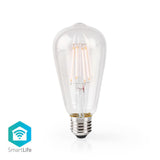 Nedis wifilf10wtst64 wi-fi smart led filament lamp e27 st64 5 w 500 lm