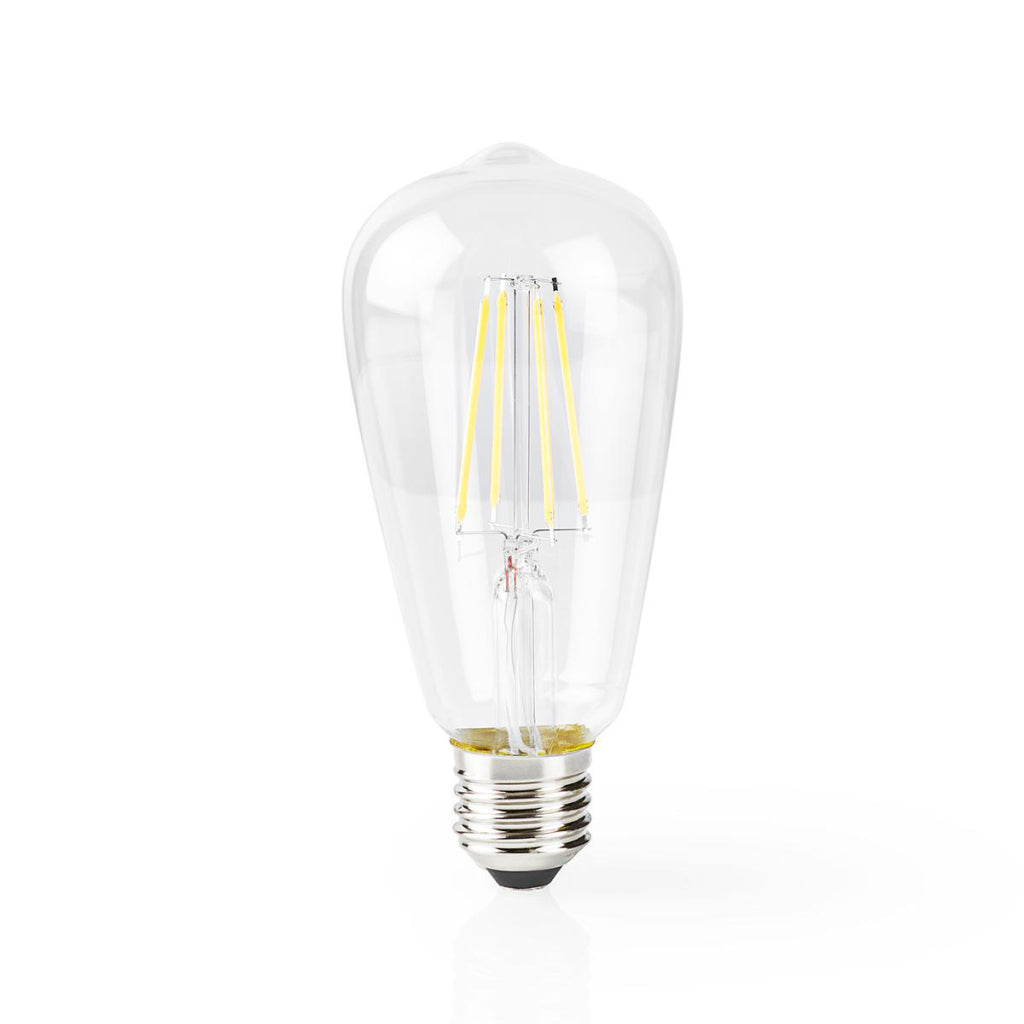 Nedis wifilf10wtst64 wi-fi smart led filament lamp e27 st64 5 w 500 lm