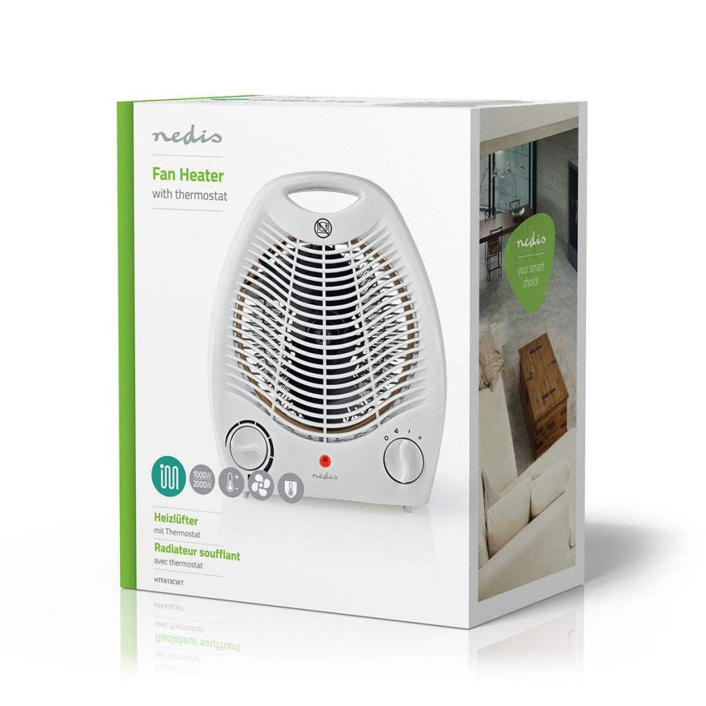 Nedis Htfa13CwT Ventilator huet 2000 W Thermostat gemaach