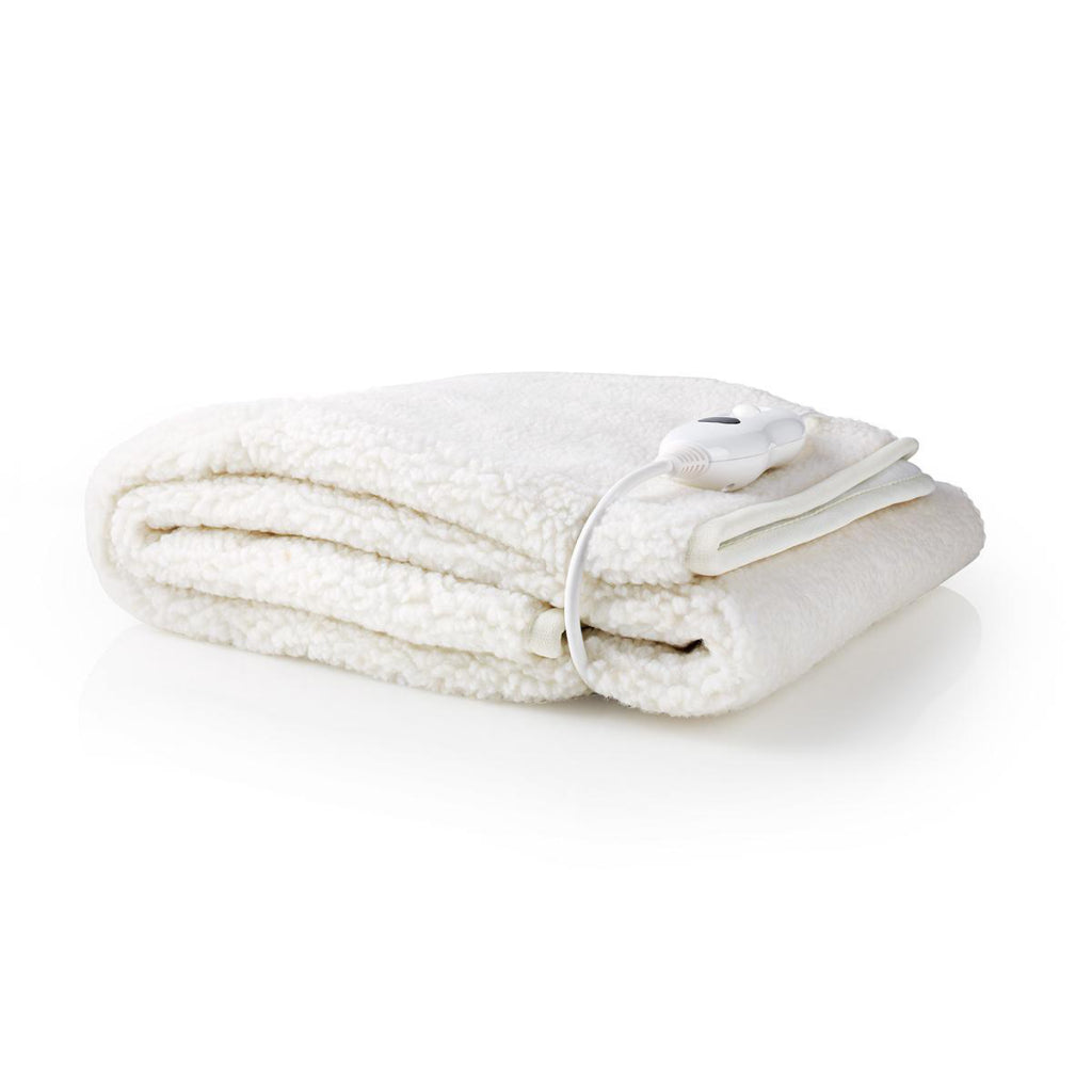 Nedis PEBL120CWT1 Electric blanket Onderstop 150 x 80 cm 3 Heat Settings Indicator Light Overs Protection