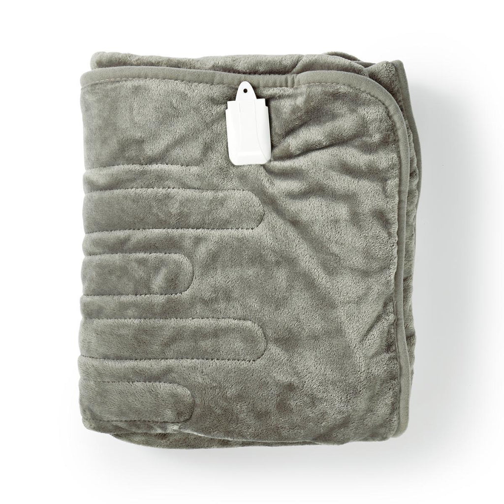 Nedis PEBL140CWT Coperta elettrica superiore coperta superiore 180 x 130 cm 9 file di calore Indicatore di surriscaldamento della luce protezione