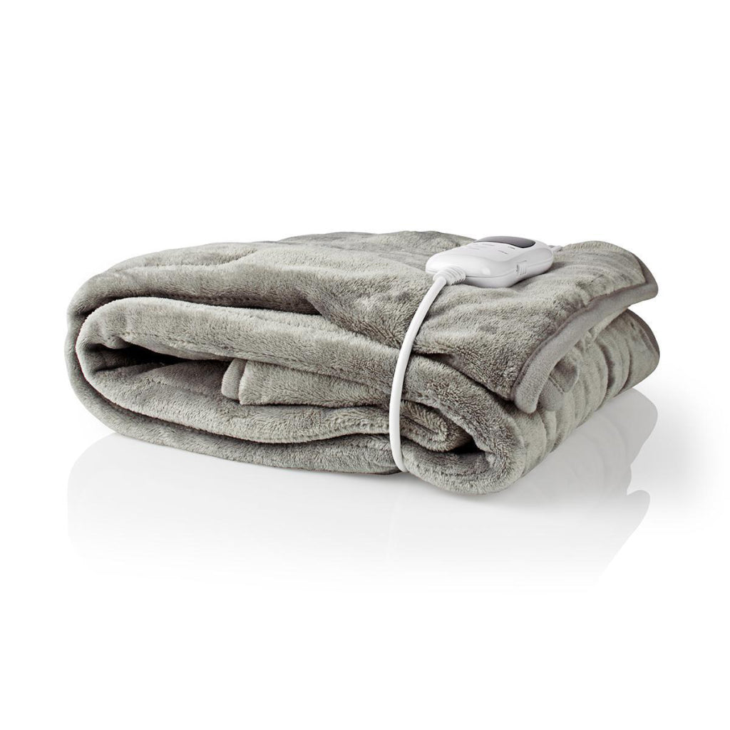 Nedis PEBL140CWT Coperta elettrica superiore coperta superiore 180 x 130 cm 9 file di calore Indicatore di surriscaldamento della luce protezione