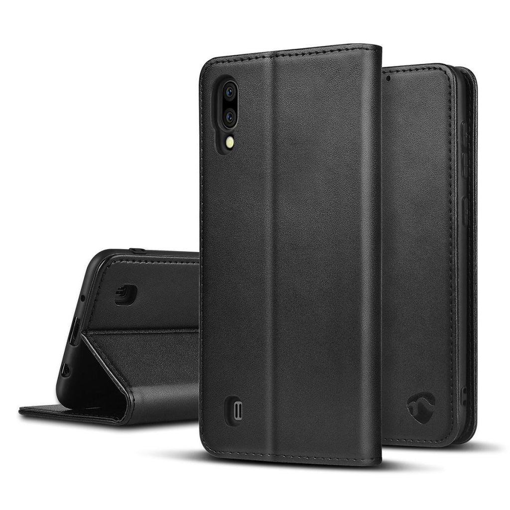 Nedis SWB10022BK plånbok för Samsung Galaxy M10 svart