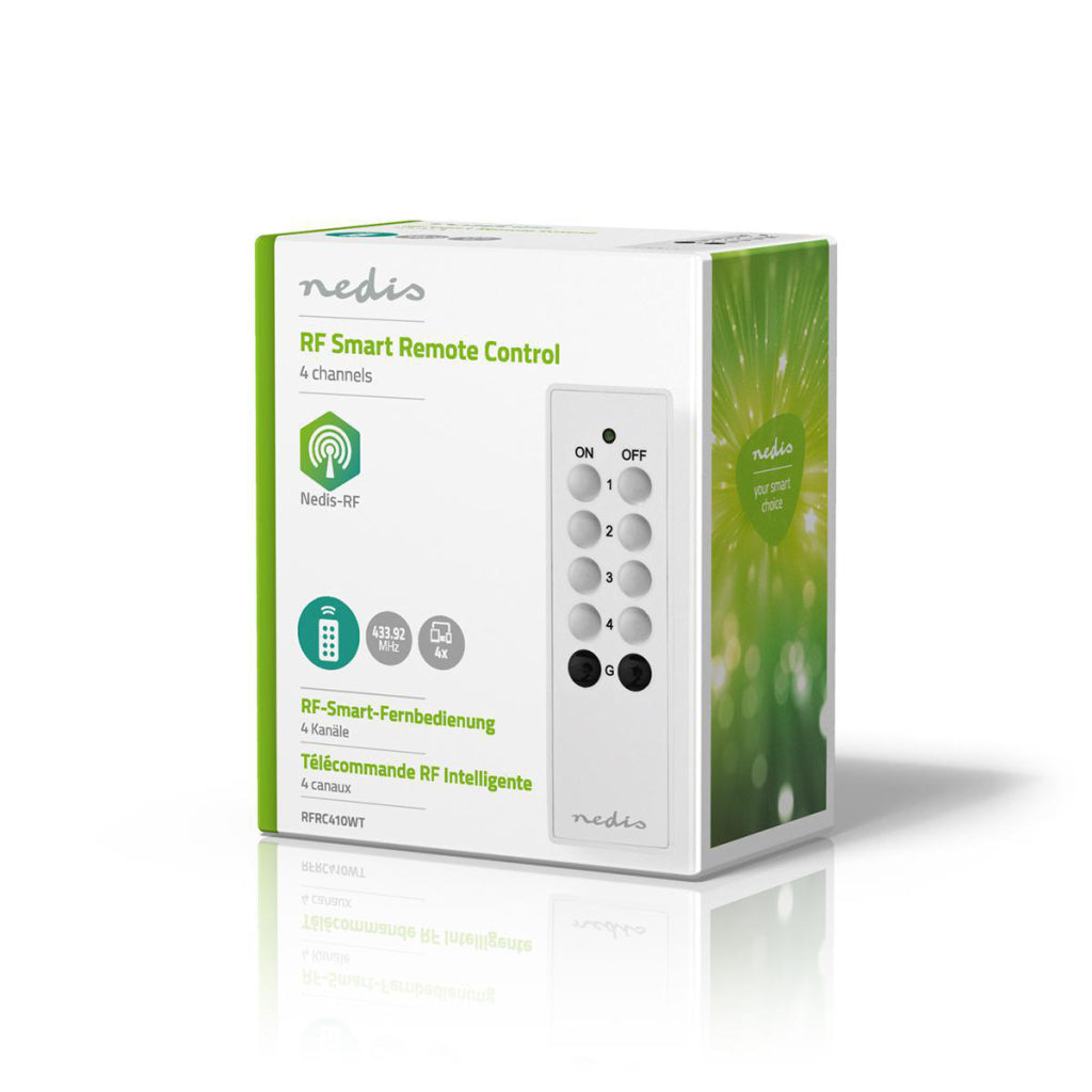 Nedis RFRC410WT RF Smart Remote Control 4 Canali