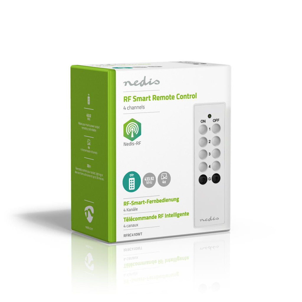 Nedis RFRC410WT RF Smart Remote Control 4 Canali