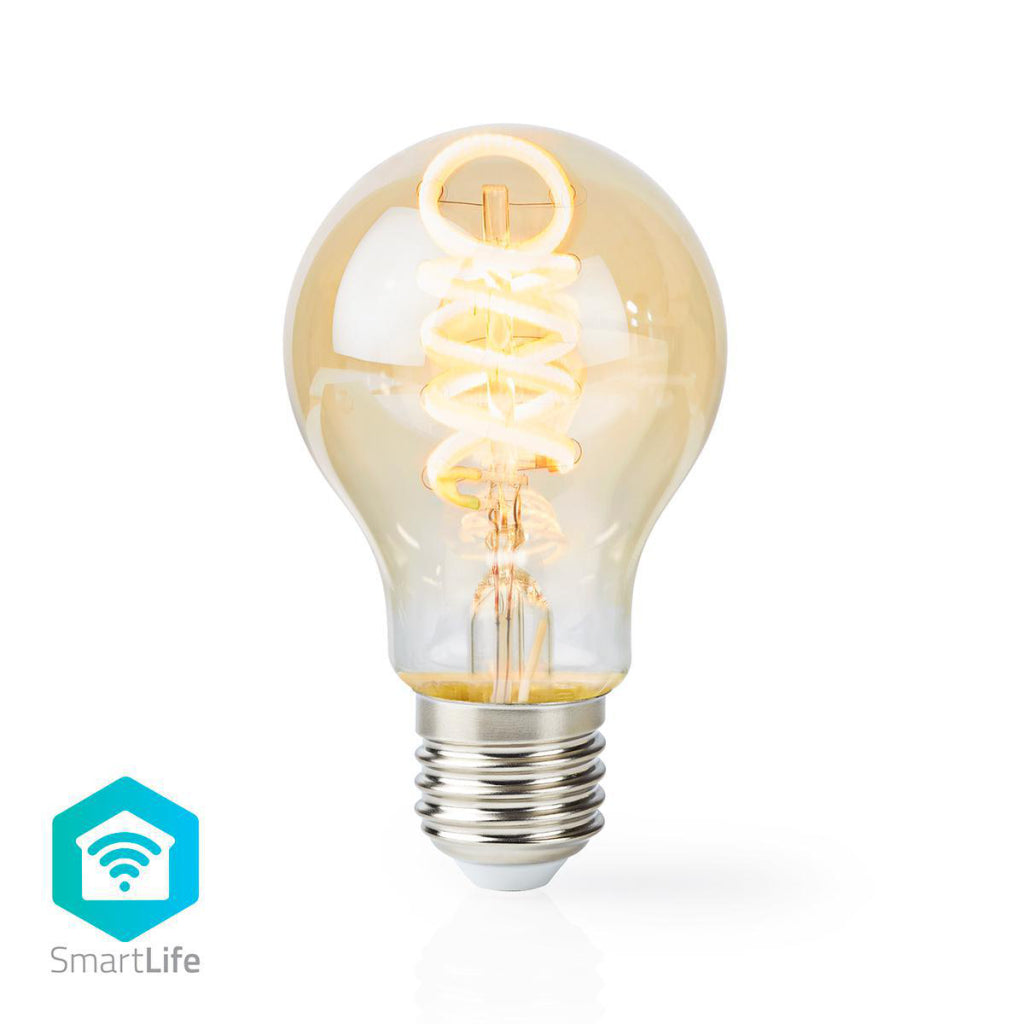 Nedis WiFilt10GDA60 Wi-Fi da caldo a fresco lampada di rimpatrio a LED bianco trasformato E27 A60 5,5 W 350 LM