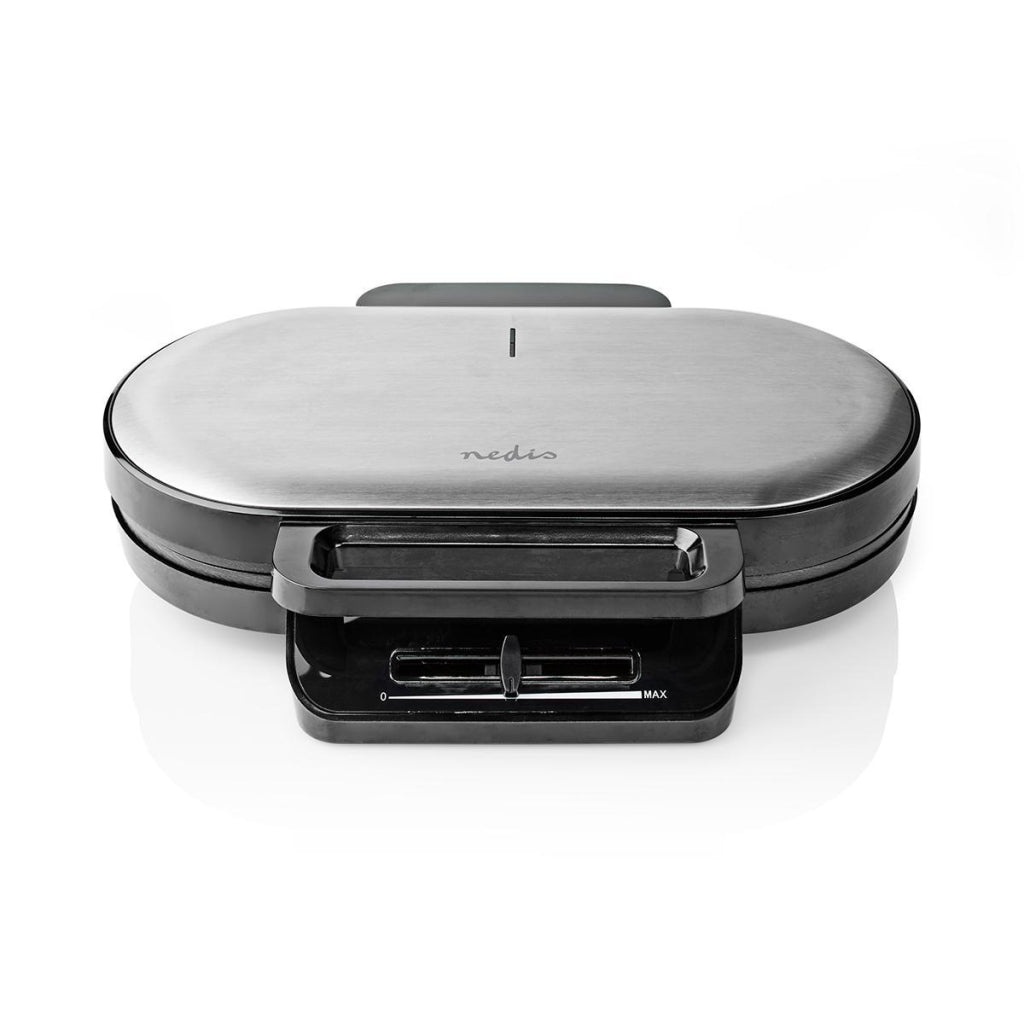 Nedis KAWP110FBK Double waffle iron 2x 14 cm 1200 W black