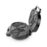 Nedis KAWP110FBK Double waffle iron 2x 14 cm 1200 W black