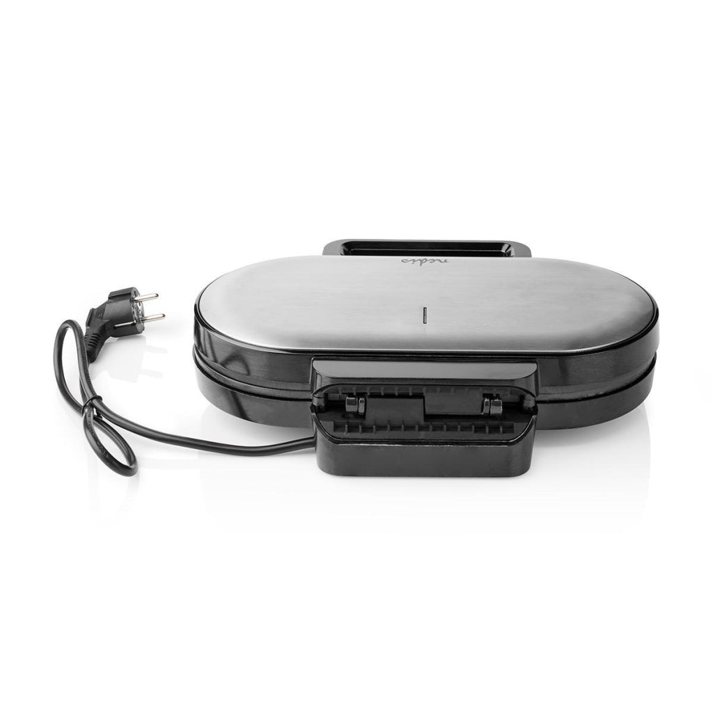 Nedis KAWP110FBK Double waffle iron 2x 14 cm 1200 W black