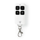 Nedis zbrc10wt smart remote control zigbee 4 buttons including battery white