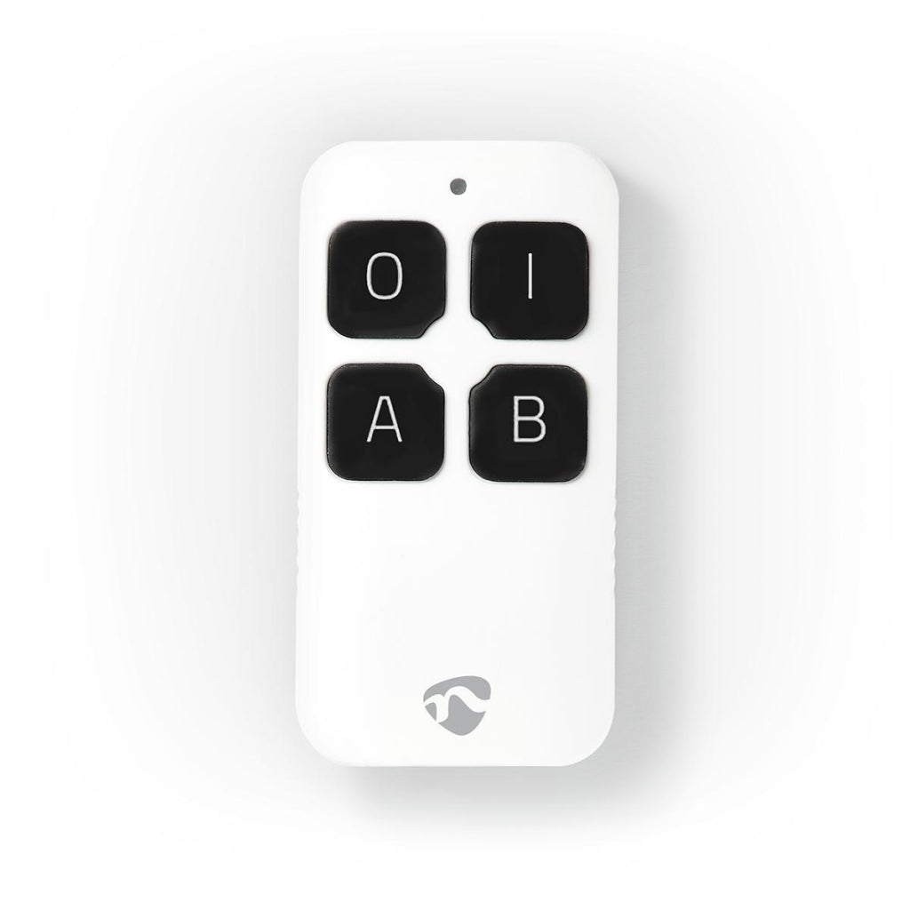 Nedis zbrc10wt smart remote control zigbee 4 buttons including battery white