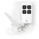 Nedis zbrc10wt smart remote control zigbee 4 buttons including battery white