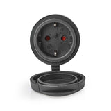 Nedis wifipo110fbk smartlife smart plug wifi ip44 3680w nero