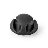 Nedis CMGC20026BK Cable Management Cable Clip Click Go 6 pieces Number of slots: 2 slots Maximum cable thickness: 5.3 mm TPE black
