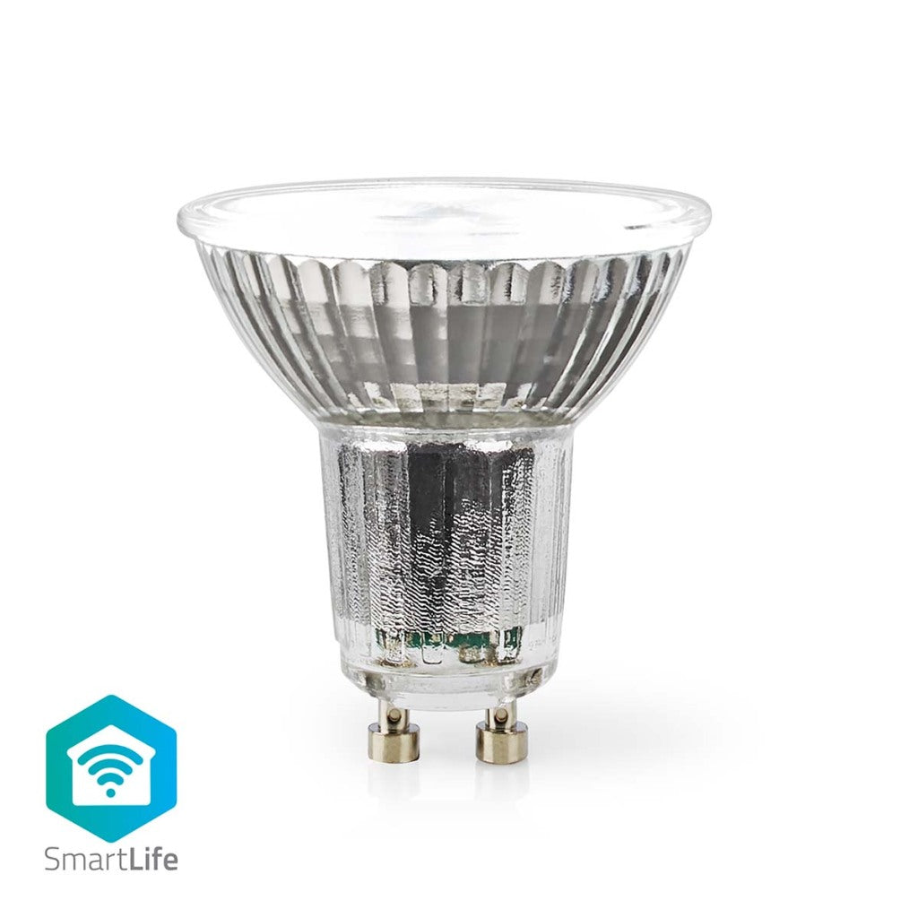 Nedis WiFilrc10GU10 SmartLife Multicolor Lamp Wi-Fi GU10 345 LM 4.9 W RGB Varm til kølig hvid Android-handel; iOS par16
