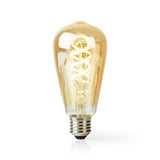 Nedis WIFILRT10ST64 SMARTLIFE LED FILAMENT LAMP WI -FI E27 360 LM 4,9 W Varm til kølig hvid 1800 - 6500 K Glas Android Trade; iOS ST64