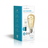 Nedis Wi-Fi LRT10ST64 SmartLife LED Filament Lamp Wi-Fi E27 360 lm 4.9 W Warm to Cool White 1800 - 6500 K Glass Android Trade; ios st64