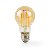 Nedis WiFiLRF10A60 SmartLife LED Filament Lamp Wi-Fi E27 806 lm 7 W Warm White Glass Android iOS Pear