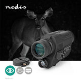 Nedis scbi9000bk monocular magnification: 5 x objective lens diameter: 32 mm field of view: 87 m night vision including travel bag