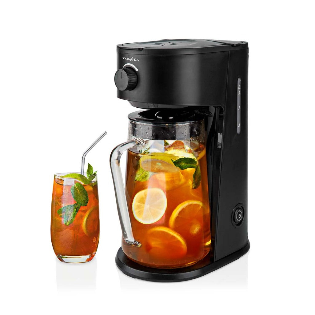 Nedis kaicm200fbk iced coffee iced tea maker filter coffee 2.5 l 6 cups black